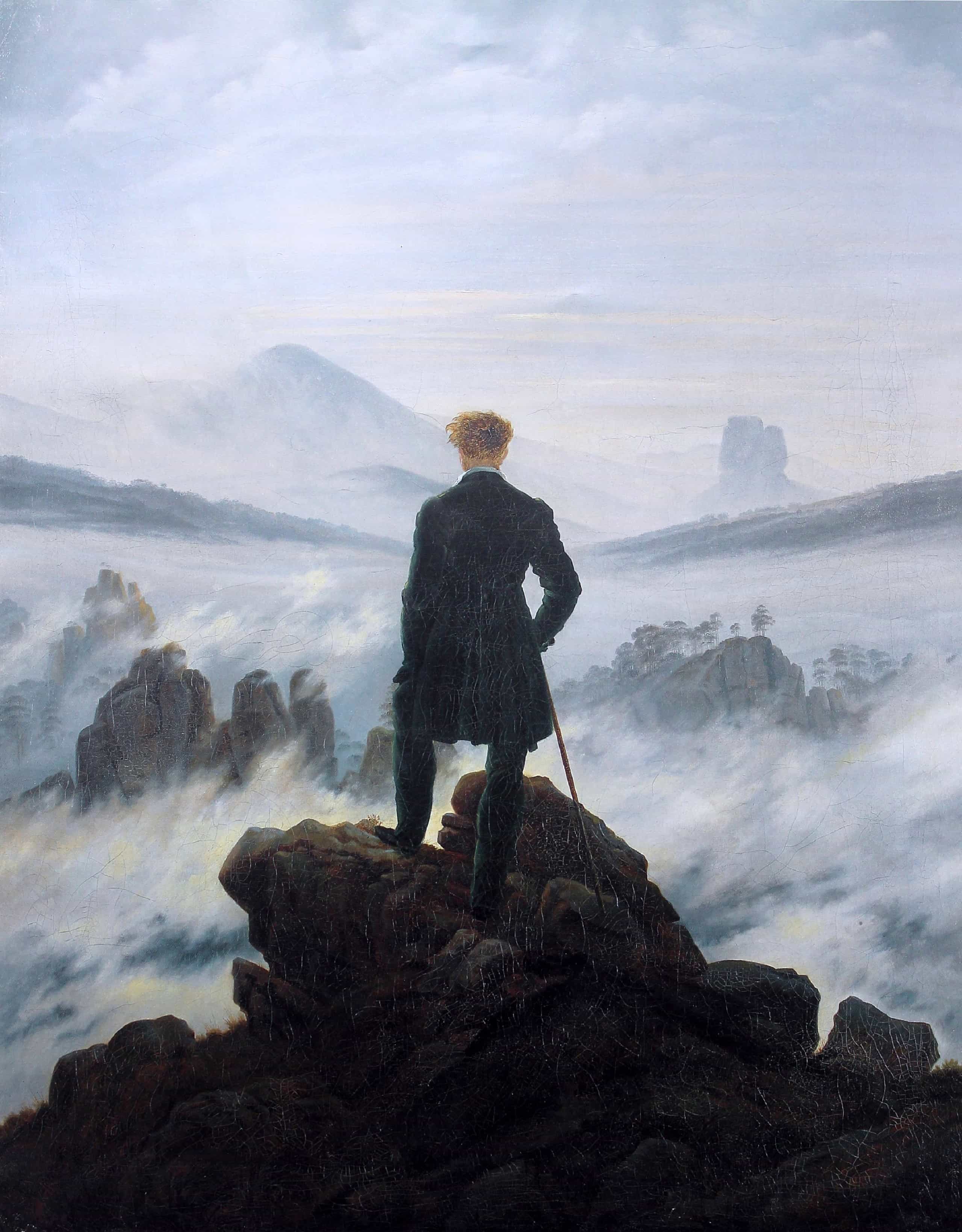 雲海の上の旅人【1818】