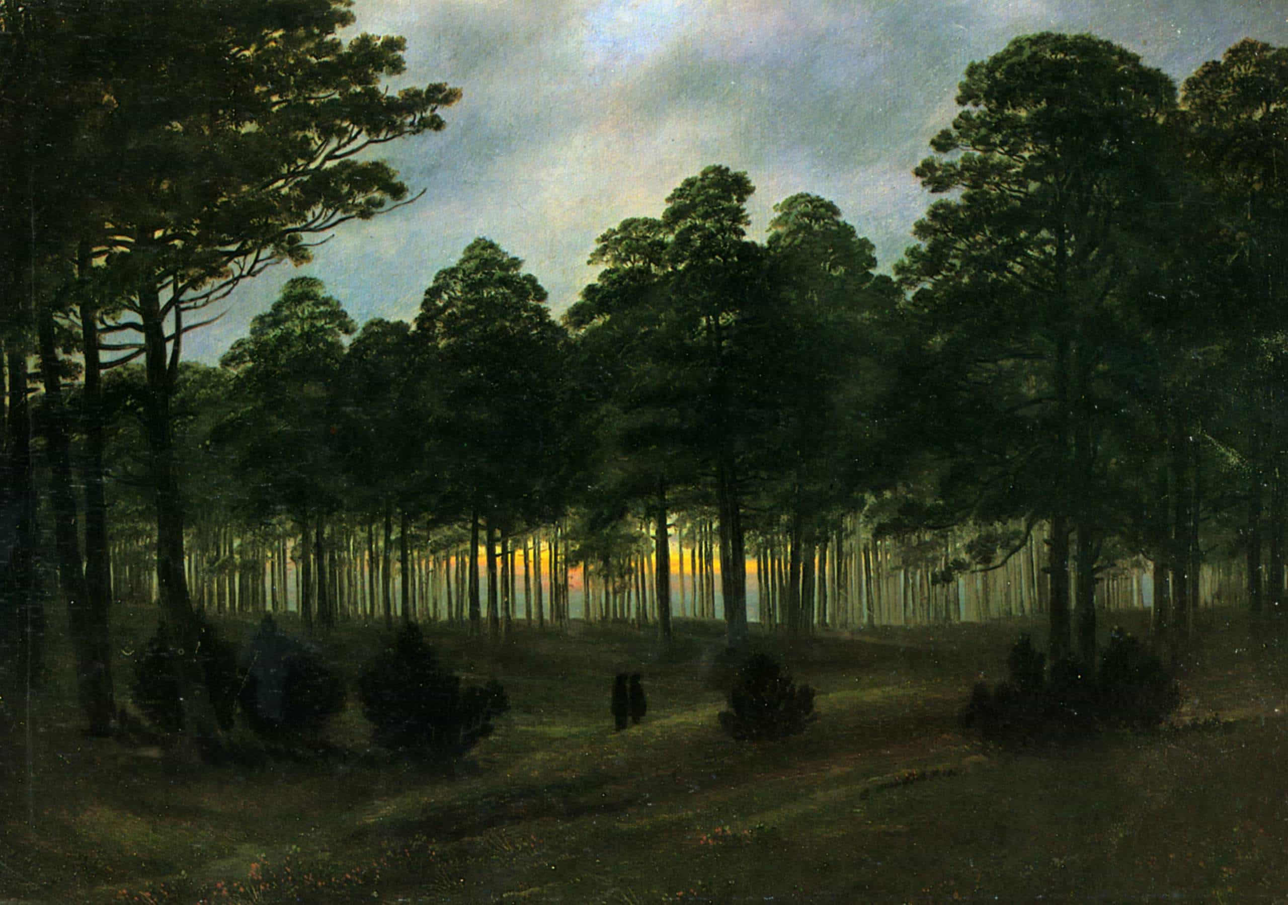 １日の４つの時、夕方【1820-21】