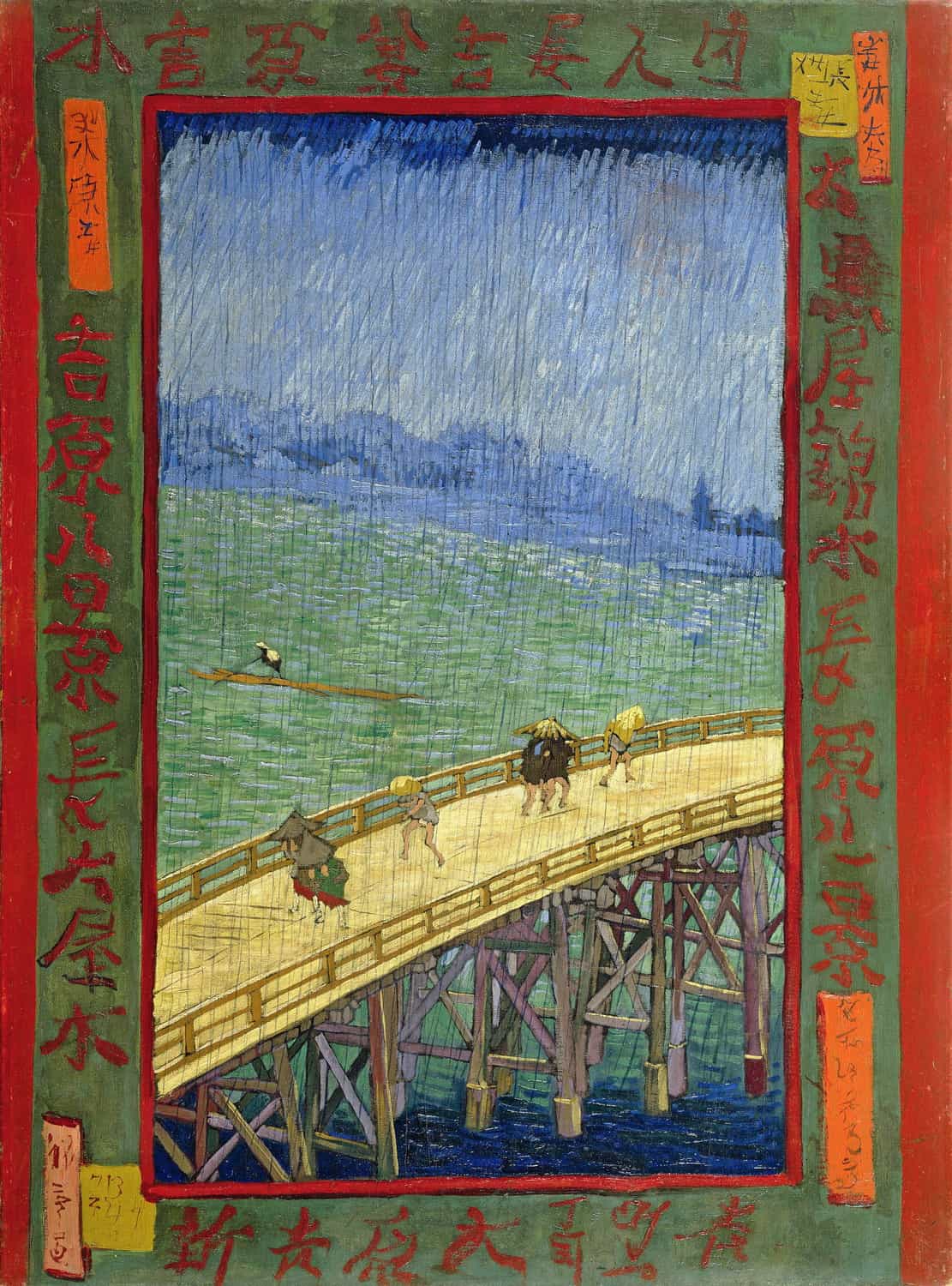 ジャポネズリー：雨の橋【1887】
