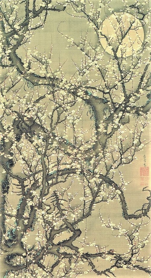梅花皓月図（ばいかこうげつず）