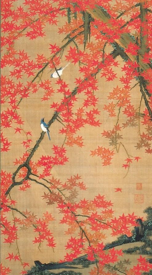 紅葉小禽図（こうようしょうきんず）