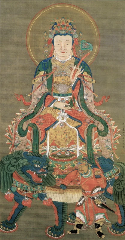 文殊菩薩像