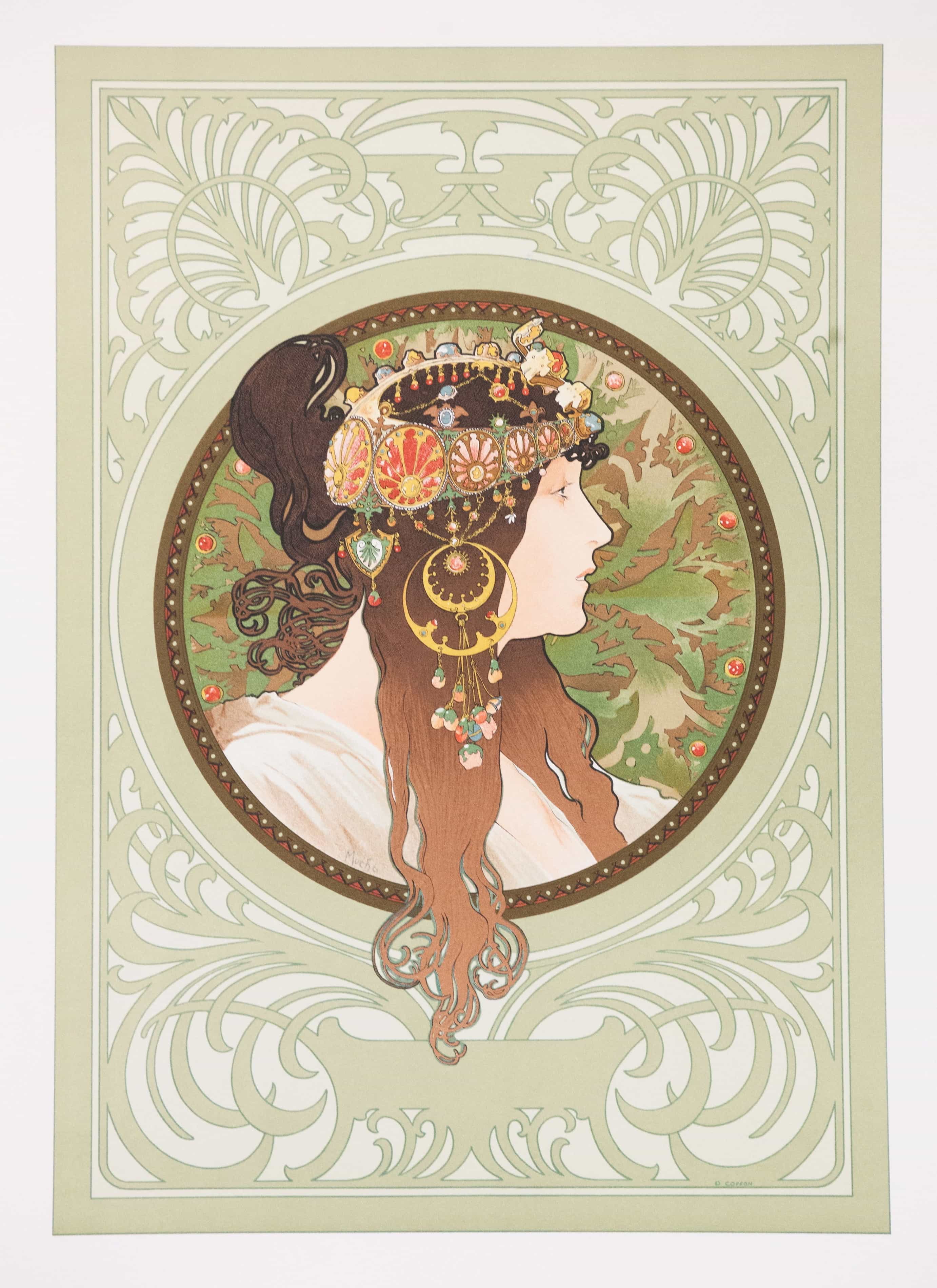 _ビザンティン風の頭部：ブルネット【1897】