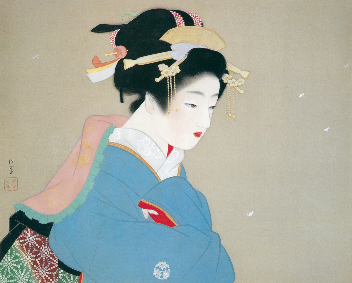 庭の雪 【1948】